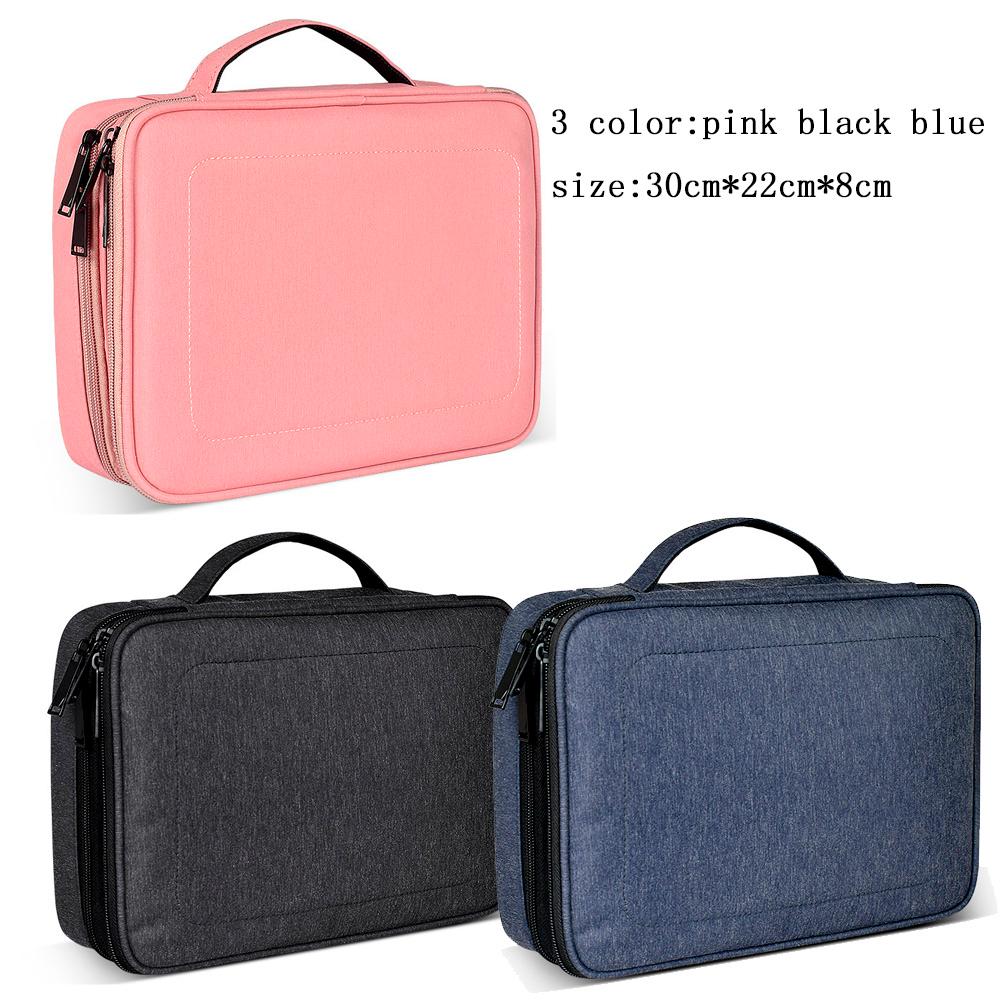 Chống Thấm Nước Tiện Ích Người Tổ Chức Lưu Trữ Kỹ Thuật Số Cho iPad Mini 4 Air 2 Máy Tính Bảng Pro Sạc Cáp Ổ Cứng Bảo Vệ Túi