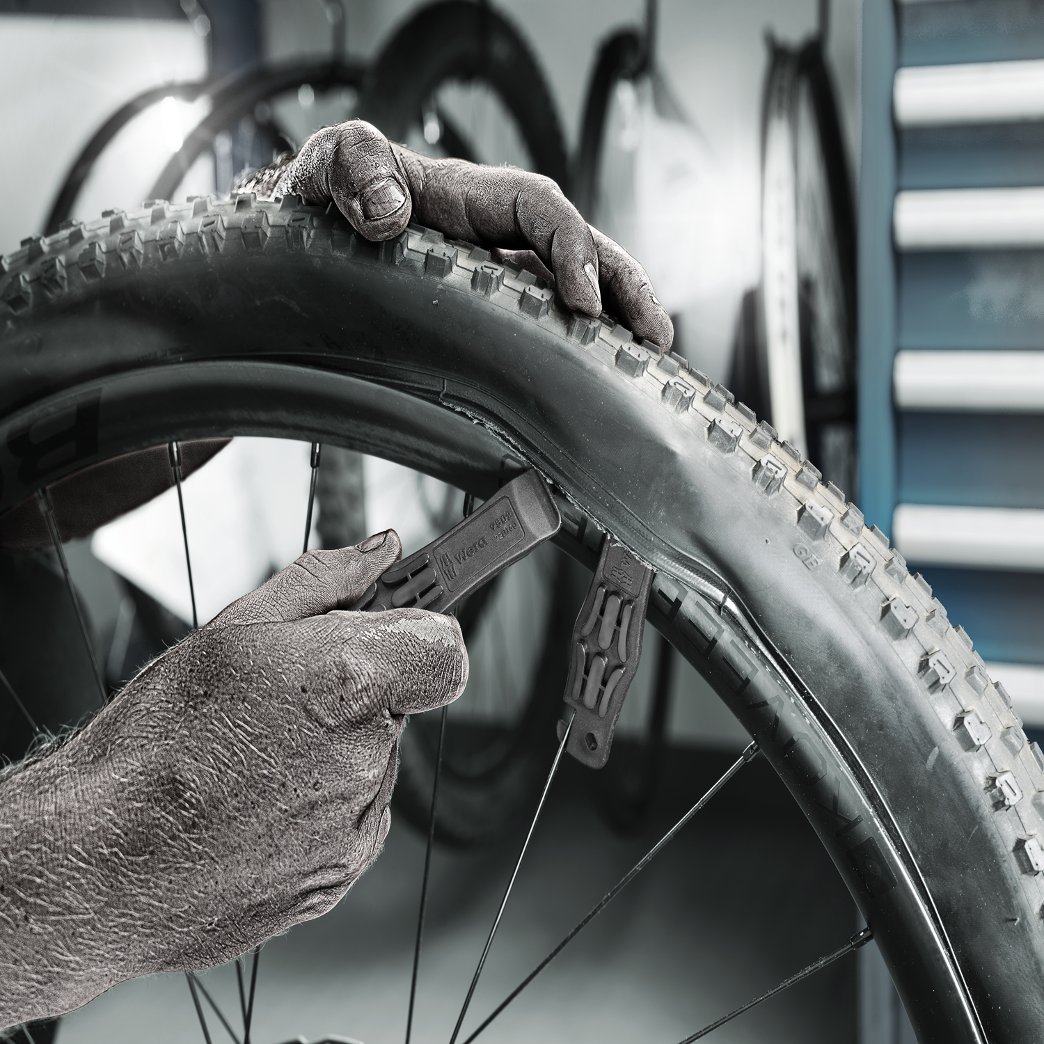 Bộ dụng cụ Bicycle Set 3 ứng sửa xe đạp, xe đạp điện, công việc tự sửa chữa và lắp ráp DIY gồm 39 cái Wera 05004172001