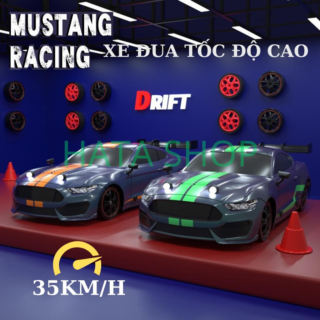 Xe Đua Drift RC-18 Điều Khiển Từ Xa Mustang GTR 1:16 tốc độ cao 35km/h 2.4GHz