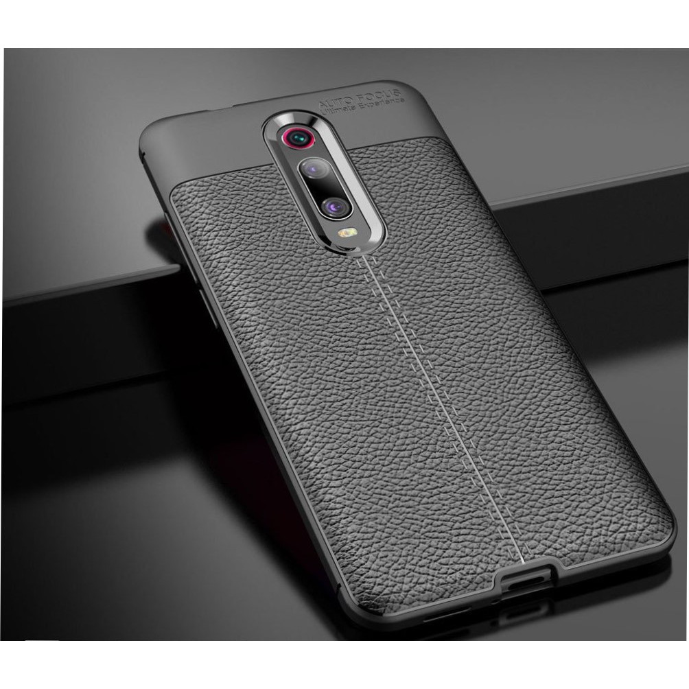 Ốp lưng cho Xiaomi Redmi K20 silicon giả da, chống sốc Auto Focus - Hàng chính hãng