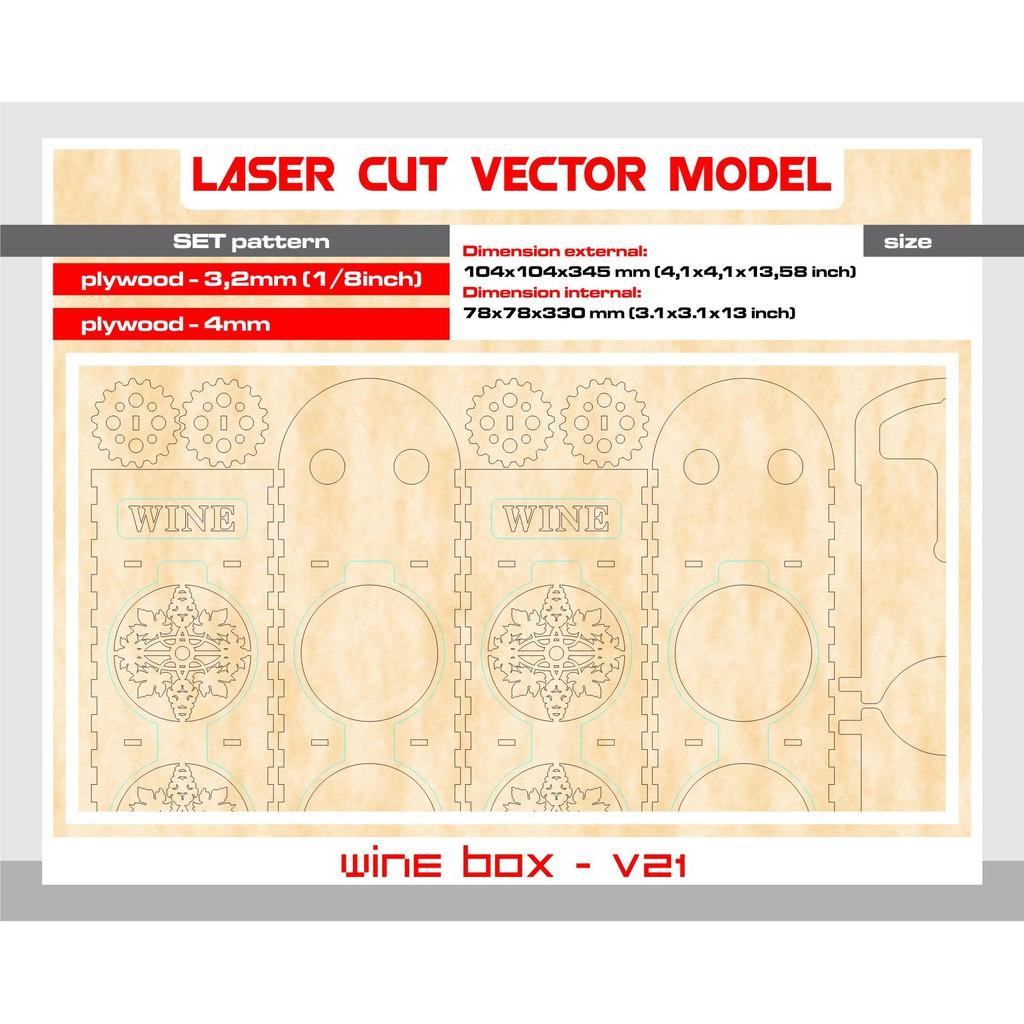 Hộp đựng chai trang trí J27