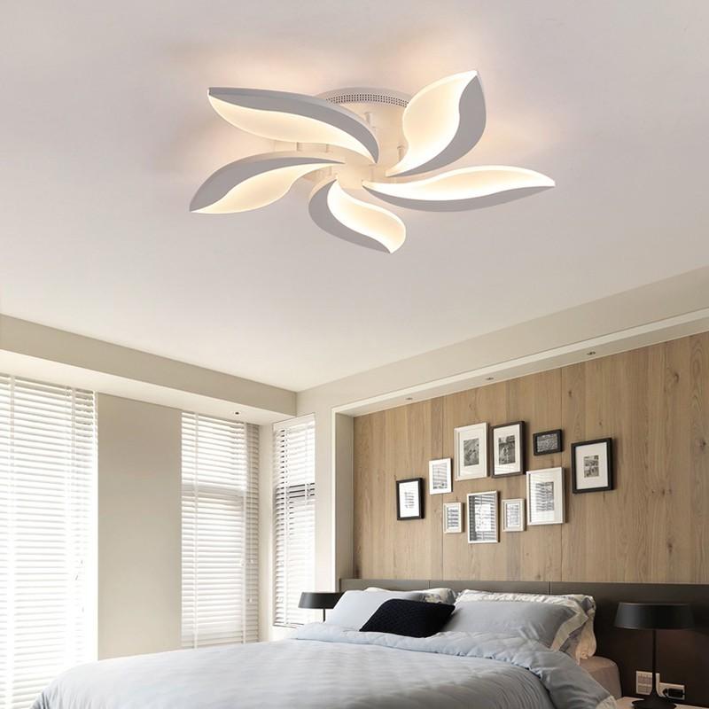 Đèn trần mâm led 5 cánh, đèn ốp trần led 5 cánh, đèn trang trí, đèn decor