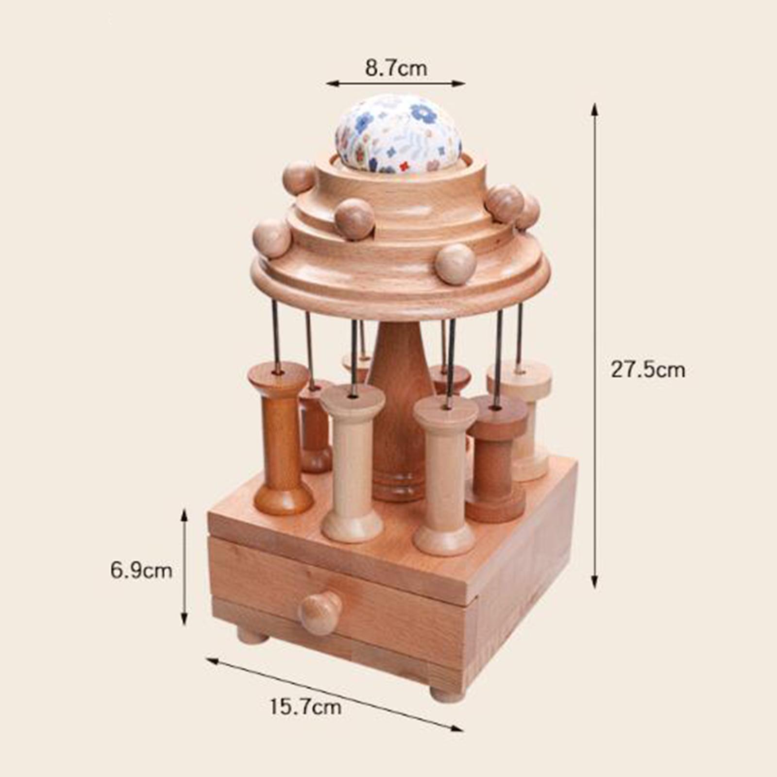 Wooden Sewing Drawer Wooden Sewing Box for Seamstress for Tailor Sewing Storage Box Quilting Supplies for Cross Stitch Sewing Storage Drawer