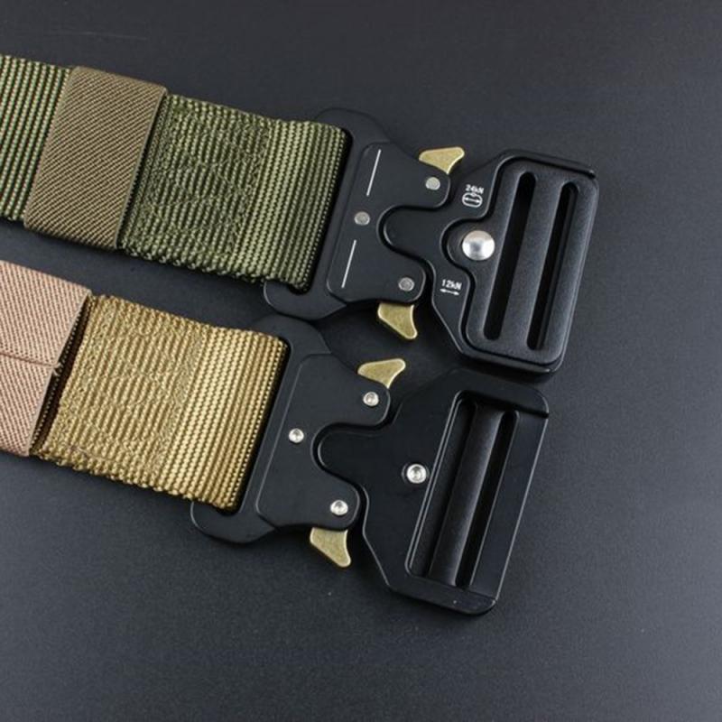 4.3Cm Thật Nylon Mới Cobra Nam Ngoài Trời Chiến Thuật Dây Dành Cho Quân Sự Người Hâm Mộ Chiến Đấu Thắt Lưng Gõ Tắt Khẩn Cấp Sinh Tồn dây