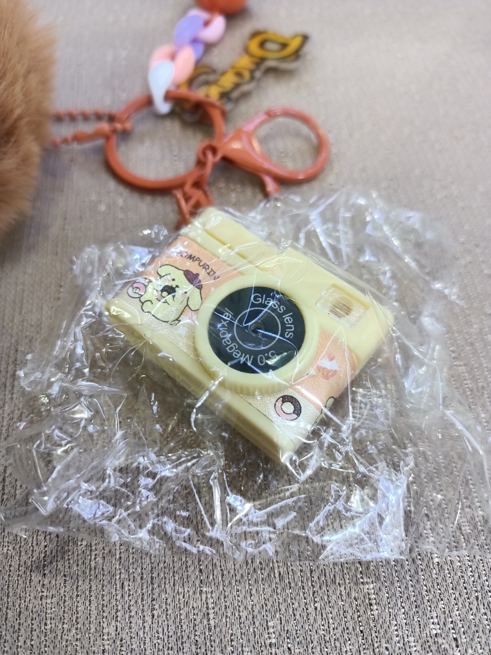 MÓC KHÓA THÚ LÔNG KÈM MÁY CHỤP