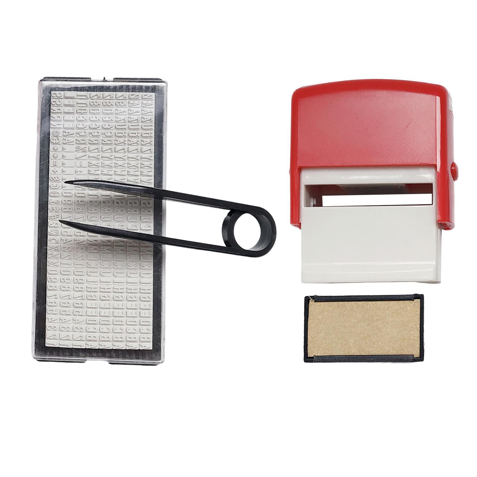 Compact Personalised  Stamp Set DIY Stamp Set for Hobby Teachers School