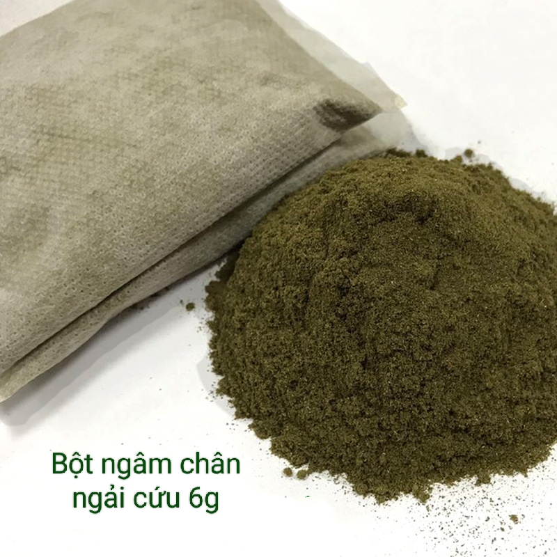 Hộp 20 gói bột ngải cứu Thảo Dược Ngâm Chân Túi Lọc Đông Y giảm đau nhức, mệt mõi