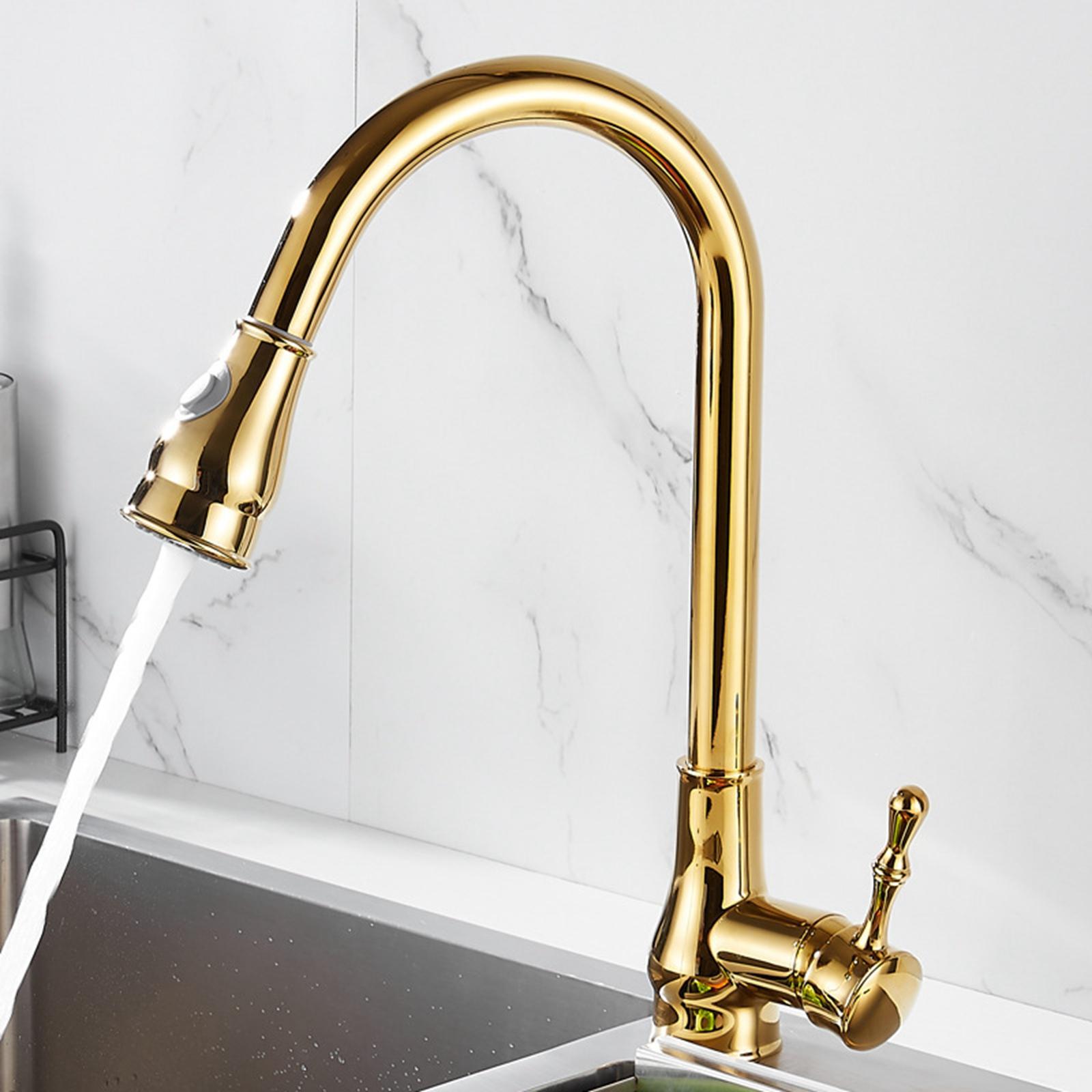 Flexible Kitchen Faucet Single Handle Tap High  Faucets for Hotel Kitchen Restaurant Bathroom