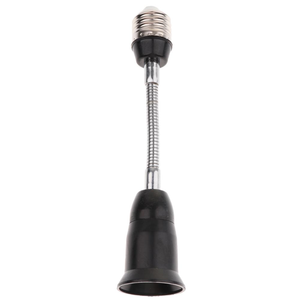 Adjustable Plastic LED Light Bulb Holder E27 Socket Extender Adapter