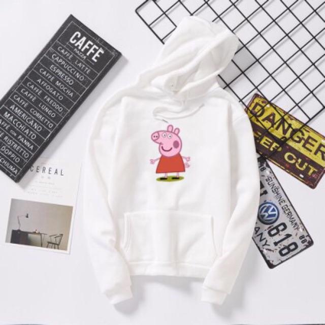 Áo hoodie nam nữ heo peppa mẫu 3 có bigsize