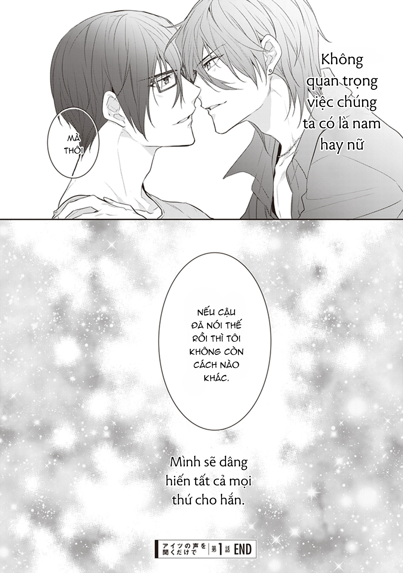 chỉ cần nghe giọng nói của cậu chapter 1.2 27