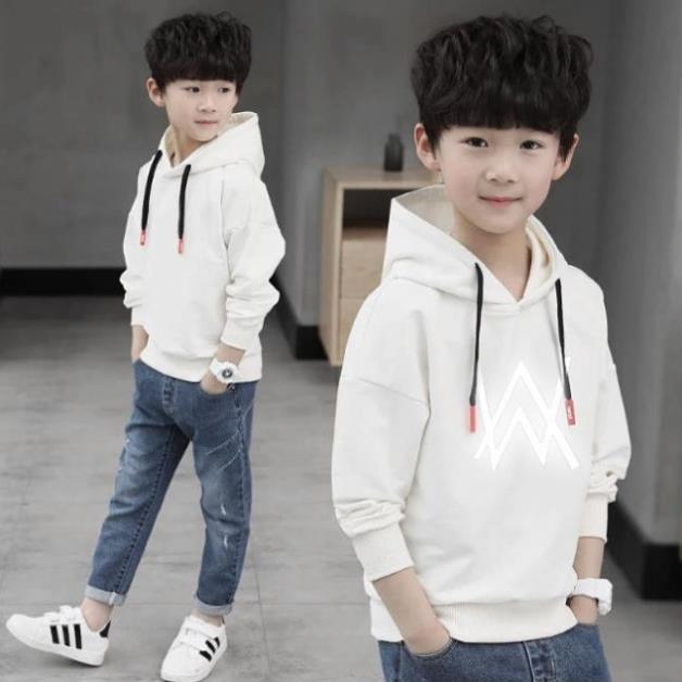 NEW Áo Hoodie Trẻ Em In Hình Alan Walker Phản Quang Siêu Đẹp Form Rộng Vải Nỉ Dầy Ấm Phong Cách Ulzzang