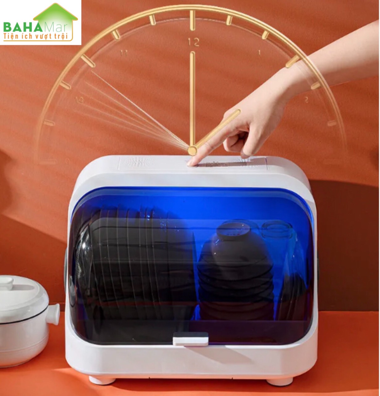 HỘP KHỬ KHUẨN BÁT ĐŨA SẠC ĐIỆN - MÁY KHỬ KHUẨN THÔNG MINH KHỬ TRÙNG ĐỒ BẾP "BAHAMAR" khiến mọi đồ bếp sạch sẽ đảm bảo tiệt trung