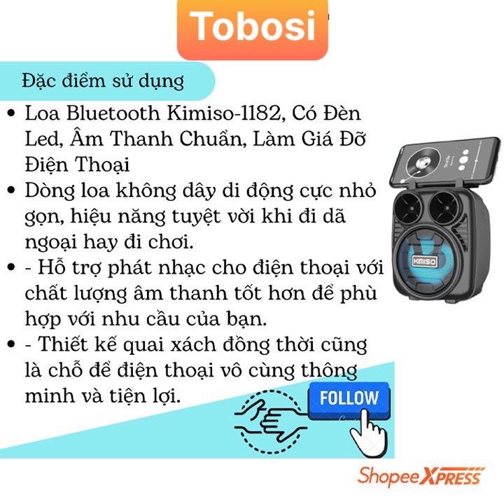 Loa Bluetooth Mini KIMISO 1182