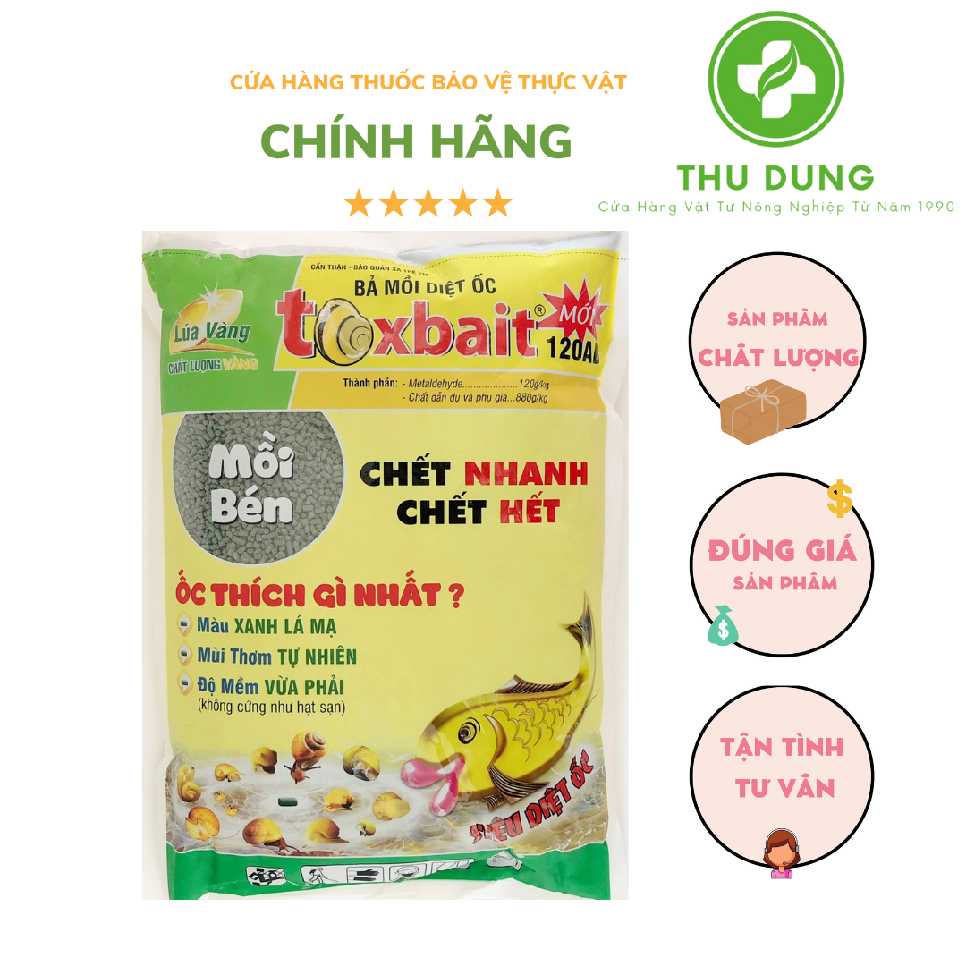 Bả diệt ốc Toxbait 1Kg 12 AB Lúa Vàng