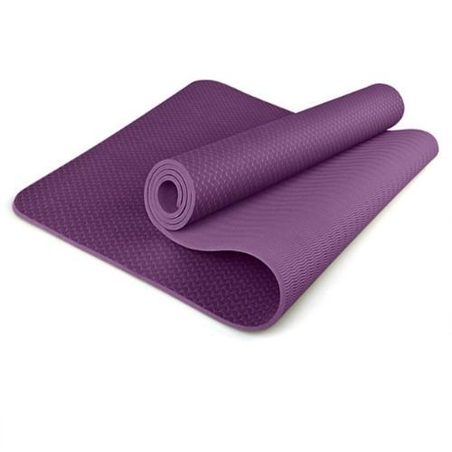 Thảm Tập Yoga chống trượt 2 lớp dày 8mm chất liệu cao su non TPE cao cấp tấm thảm tập gym thể dục tại nhà GYGA