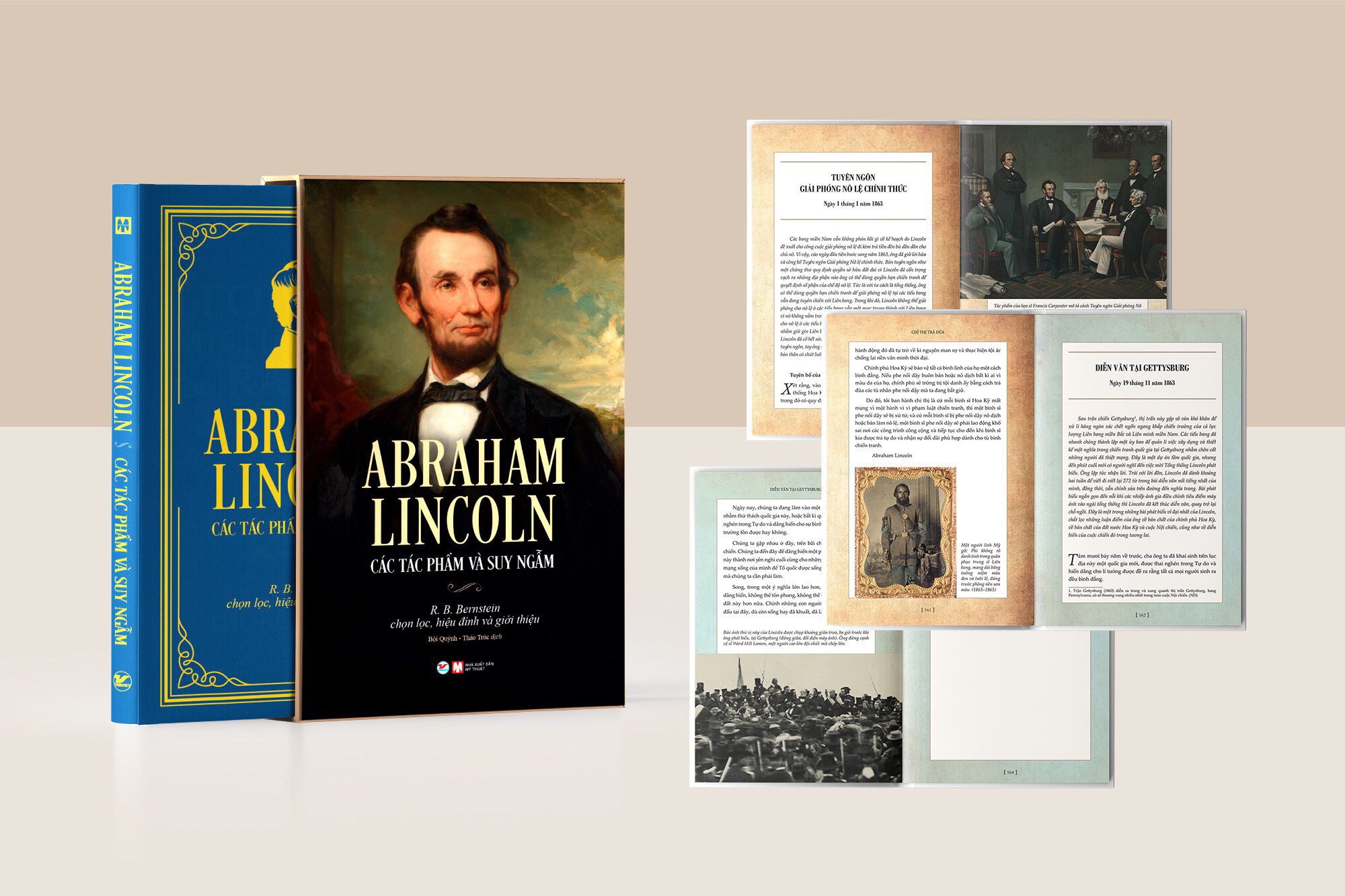 DELUXE BOOKS- ABRAHAM LINCOLN – Các Tác Phẩm Và Suy Ngẫm