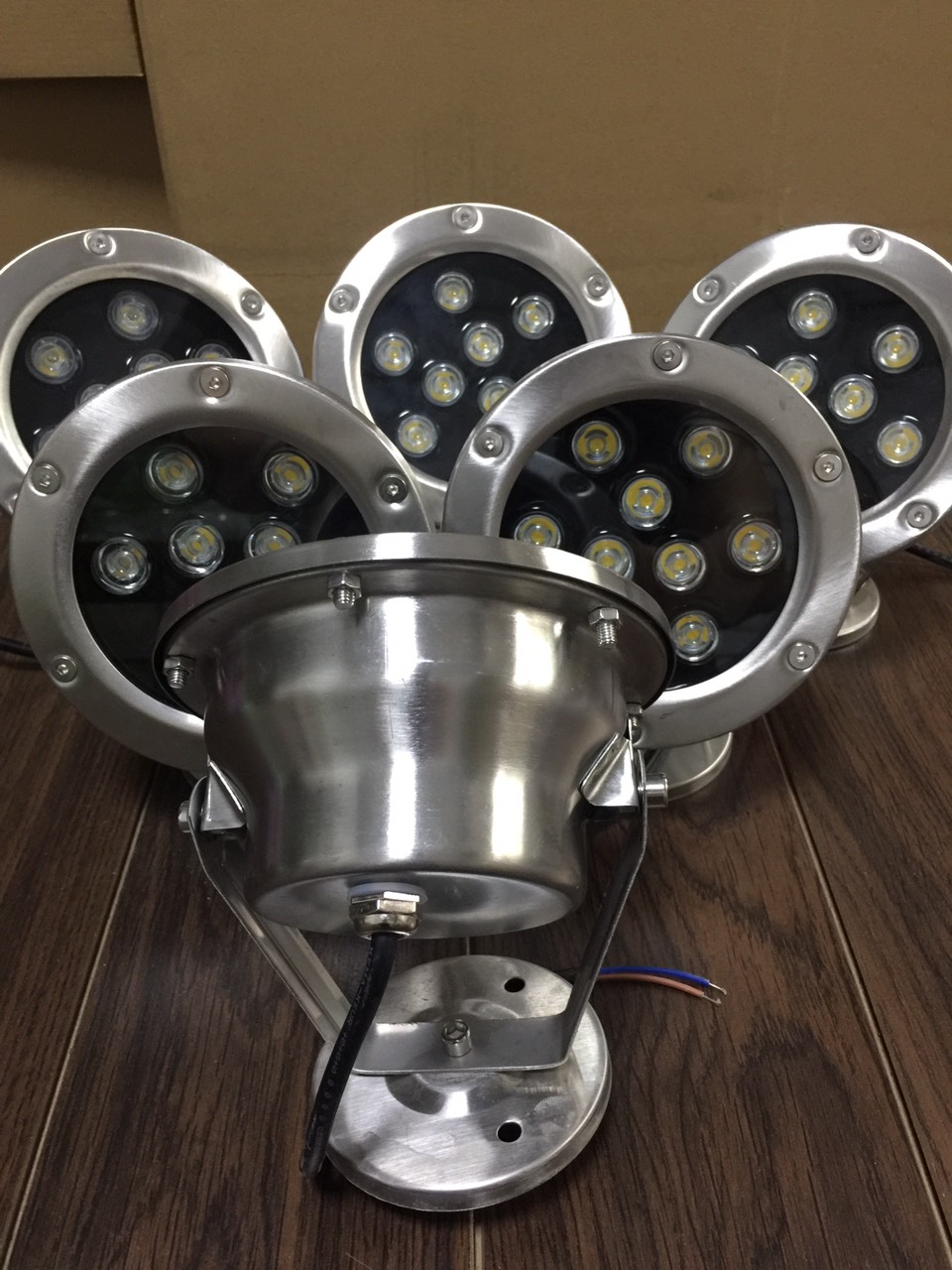 [HÀNG CHÍNH HÃNG] Đèn LED Âm Nước 12W AC24V INOX 304 Tiêu Chuẩn IP 68 Dùng Chiếu Bể Cá Hồ Bơi