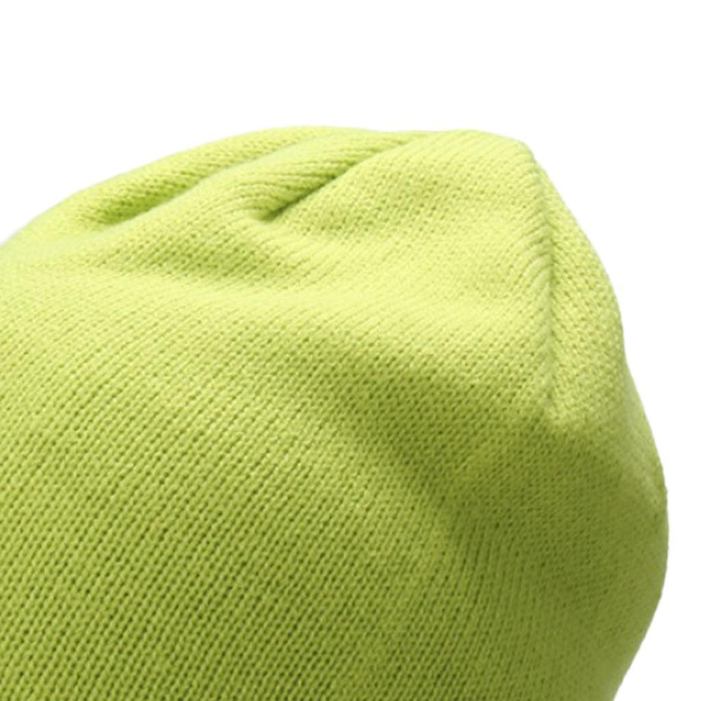 Unisex Winter Beanie Knit Hat Thick Warm Caps Solid Color Beanie Hat