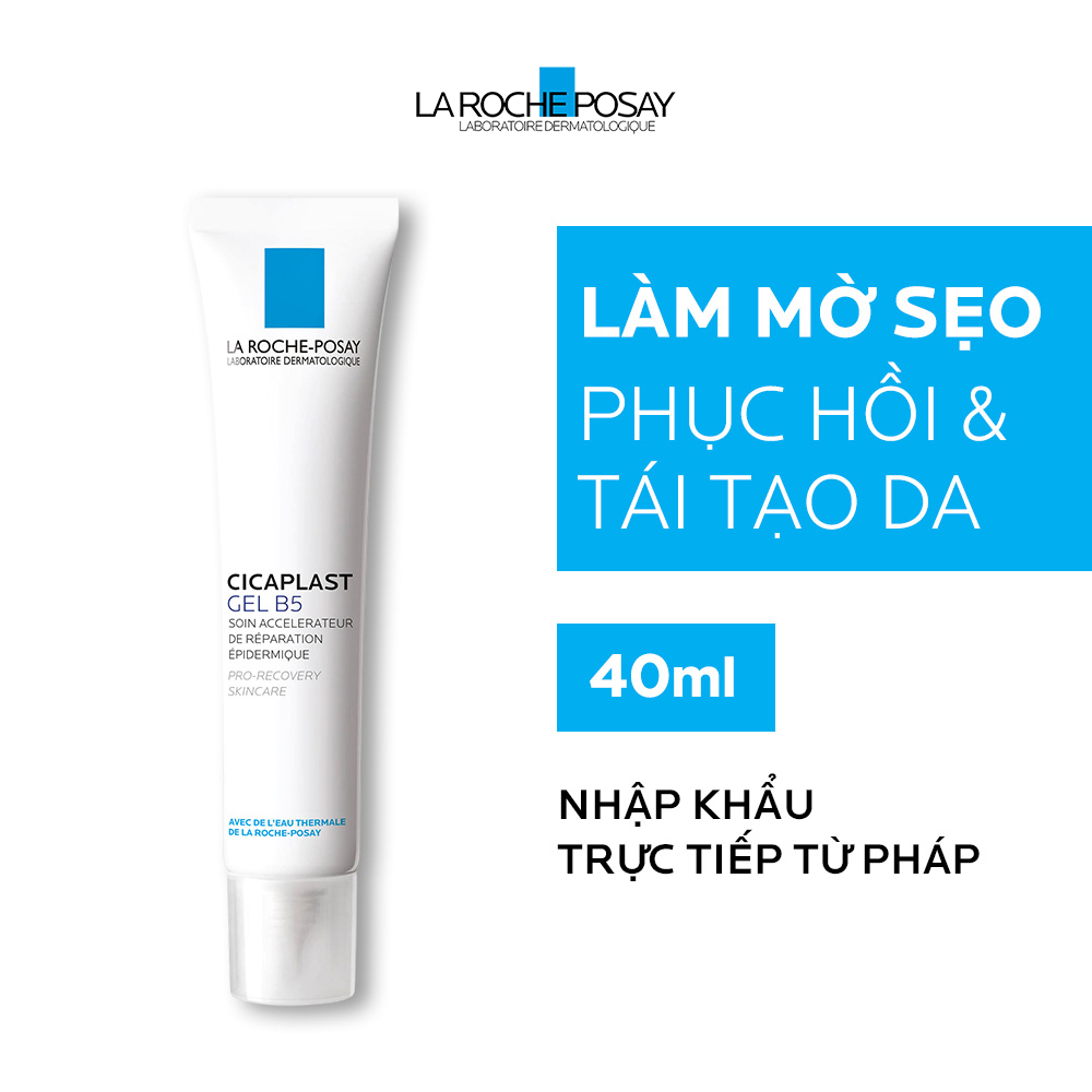 Kem dưỡng dạng gel giúp làm mờ sẹo, hỗ trợ phục hồi &amp; tái tạo da La Roche-Posay Cicaplast Gel B5 40ml