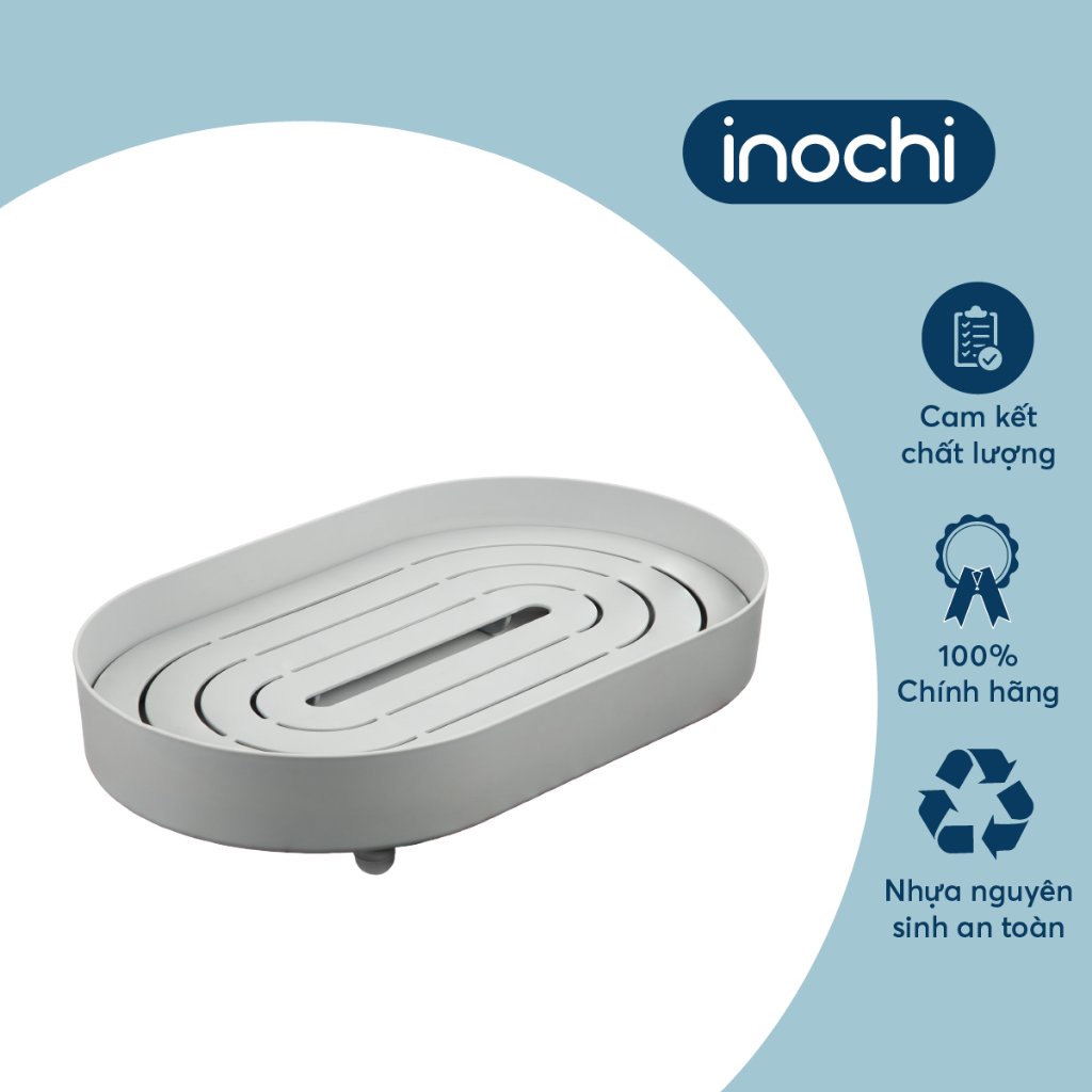 Khay úp cốc oval Sano - Chính hãng Inochi ( Tặng kèm khăn lau PaKaSa)