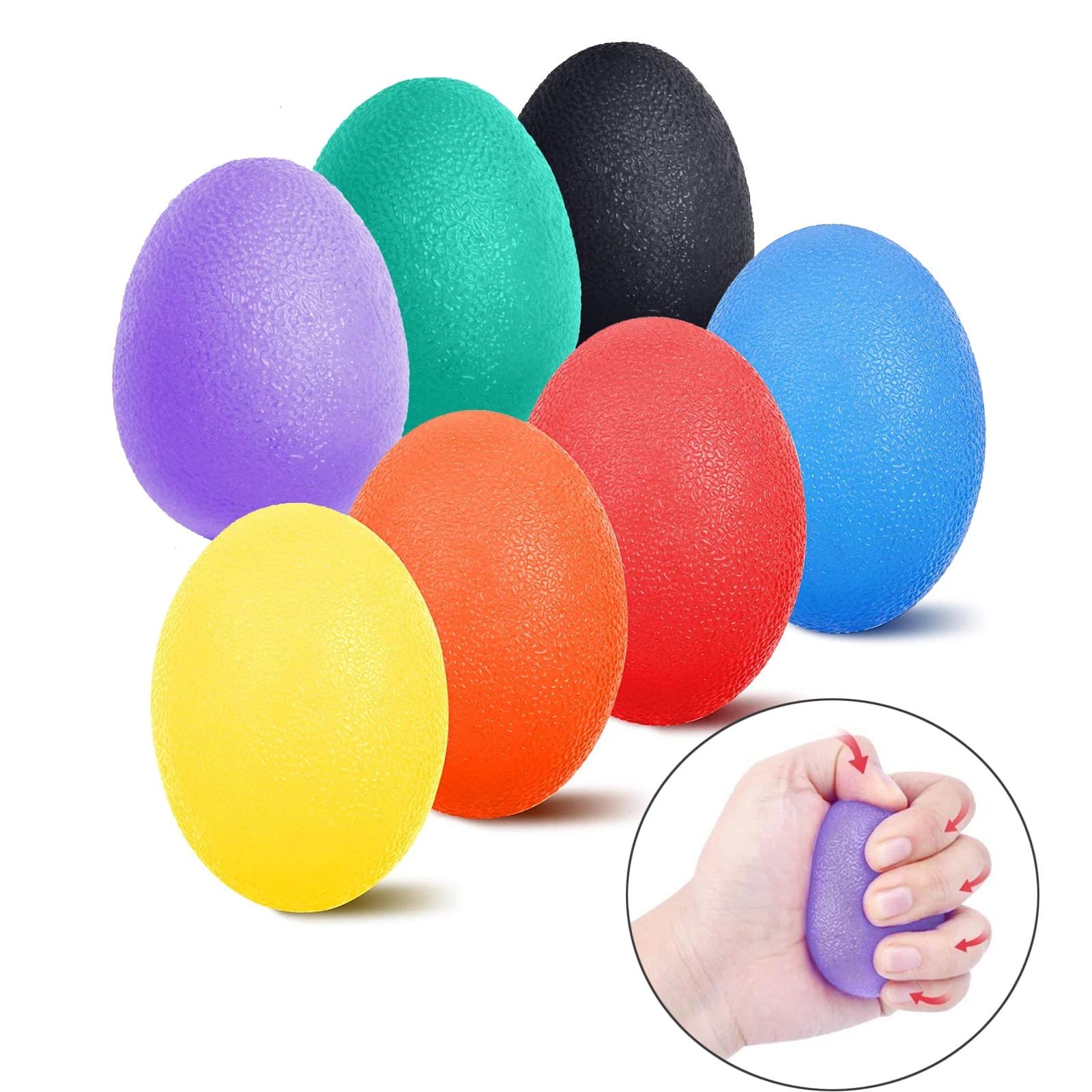 Nắm chặt silicon nóng cho người tập tay cẳng tay, người tập ngón tay, áp lực giảm bóng sức mạnh Color: yellow