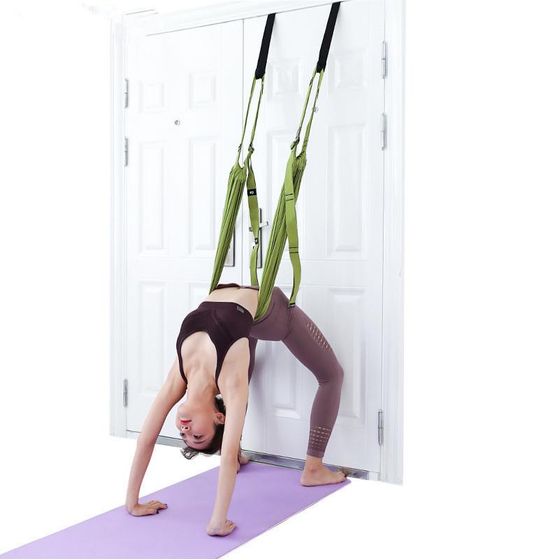 Thảm Tập Yoga Trên Không Võng Nữ, Có Thể Điều Chỉnh Trên Không Tập Yoga Dây Treo Võng Thun Co Giãn Handstand Dây Đào Tạo Thiết Bị