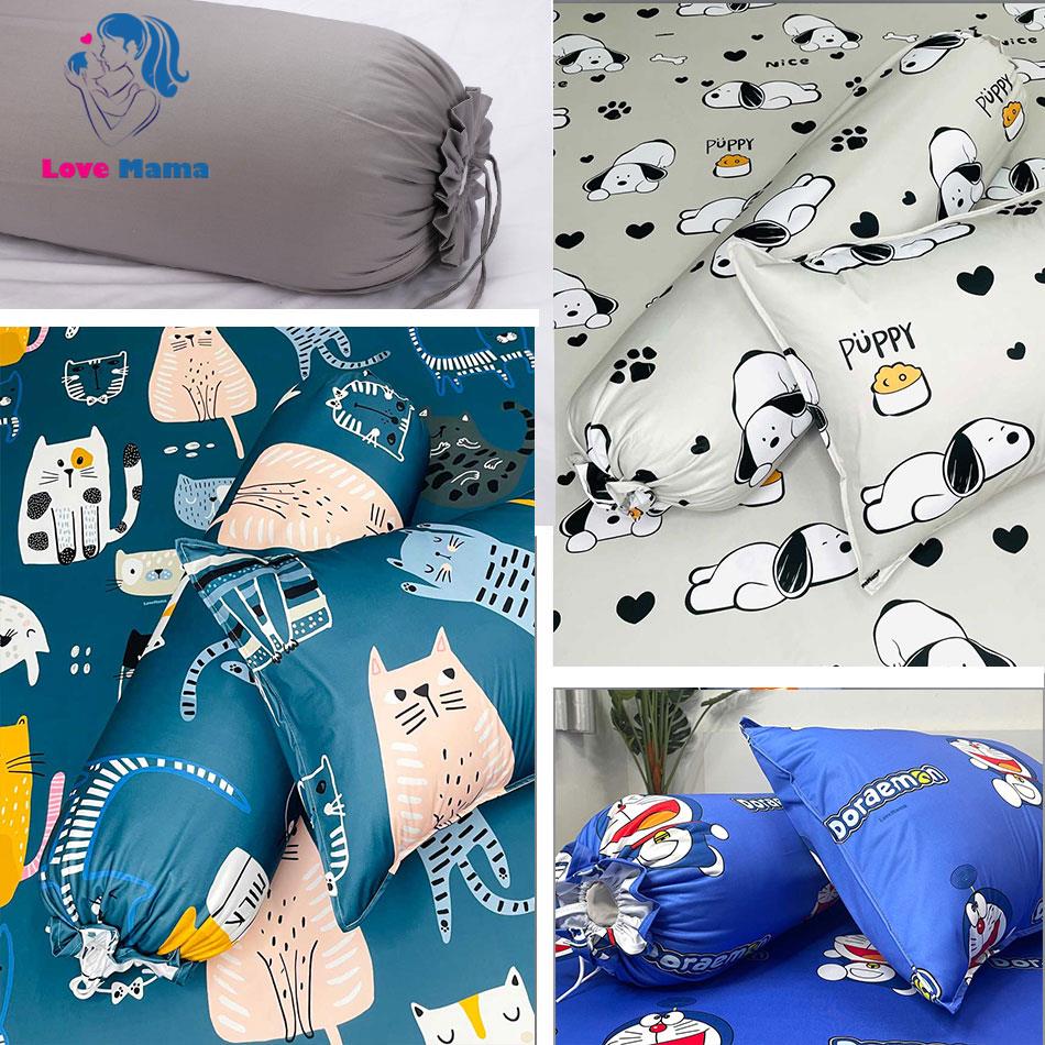 Vỏ gối ôm chống thấm, áo gối ôm có đủ kích thước yêu cầu LoveMama