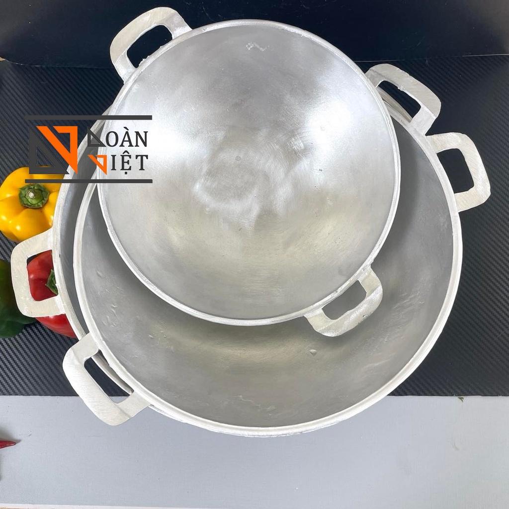 CHẢO GANG ĐÚC nguyên khối ĐÁY SÂU - Dùng xào rau, nấu cơm cháy, bò né, Chảo truyền thống , giữ nhiệt tốt NHIỀU SIZE