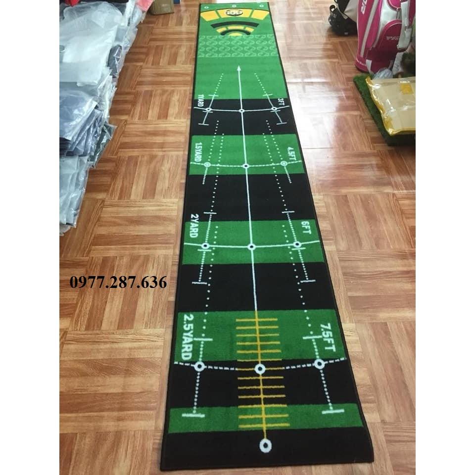 Thảm Golf Tập Putting Mat Tại Nhà Mini Di Động Tiện Lợi PGM TT017 - Hàng Chính Hãng