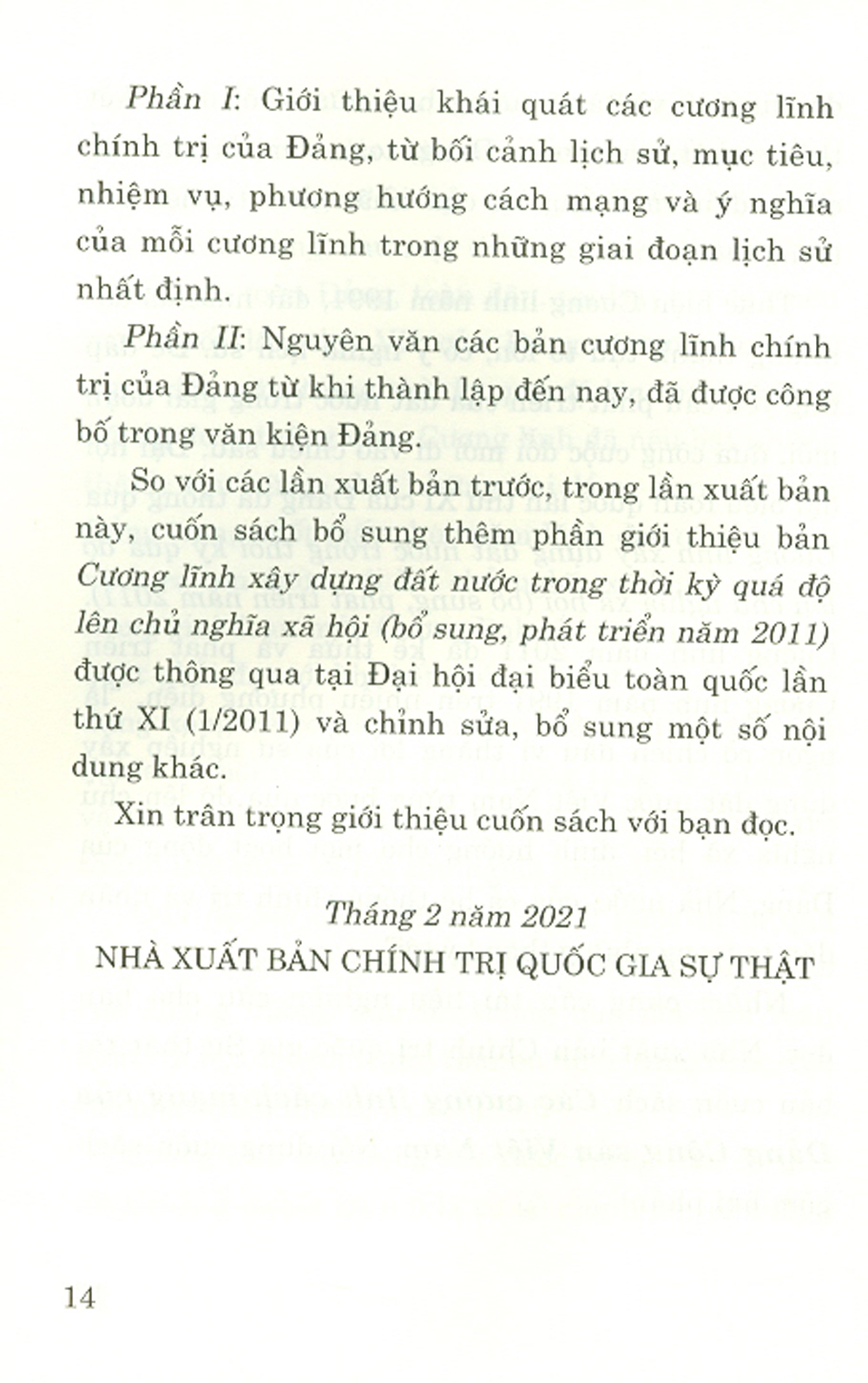 Các Cương Lĩnh Cách Mạng Của Đảng Cộng Sản Việt Nam (Tái bản, có chỉnh sửa, bổ sung)