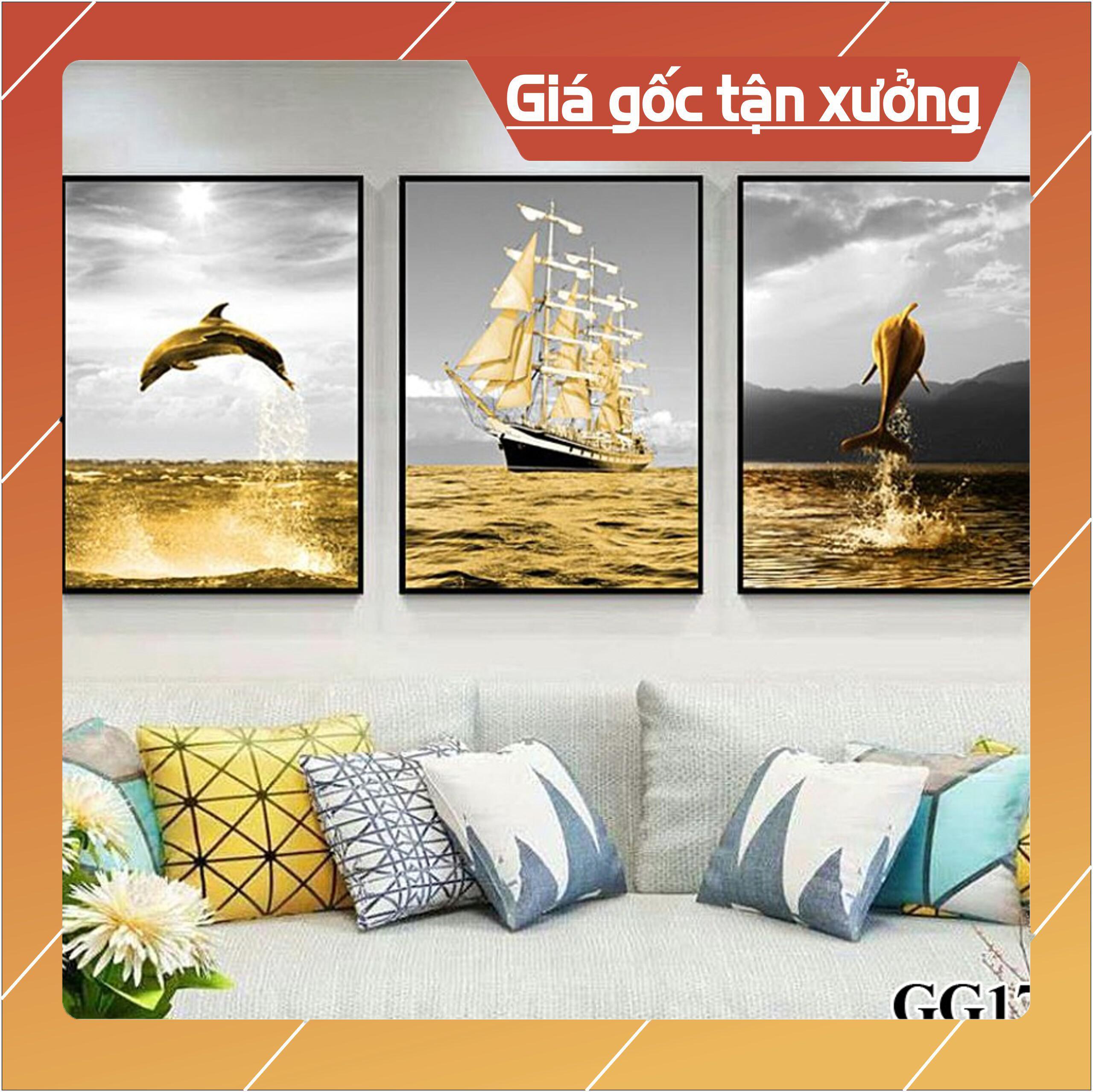 Bộ tranh treo tường phong thủy trang trí nội thất đẹp và giá tại xưởng mới nhất thị trường ĐL 01