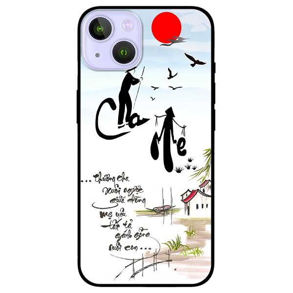 Ốp lưng dành cho Iphone 13 Mini - Iphone 13 - Iphone 13 Pro -  Iphone 13 Pro Max - Cha Mẹ