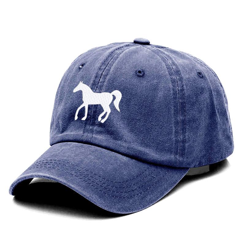 Con ngựa mới thêu cotton bóng chày mũ bóng chày thời trang nữ đàn ông mũ thể thao che mặt snapback mũ phế che phủ mũ ngoài trời thoáng khí Color: Yellow