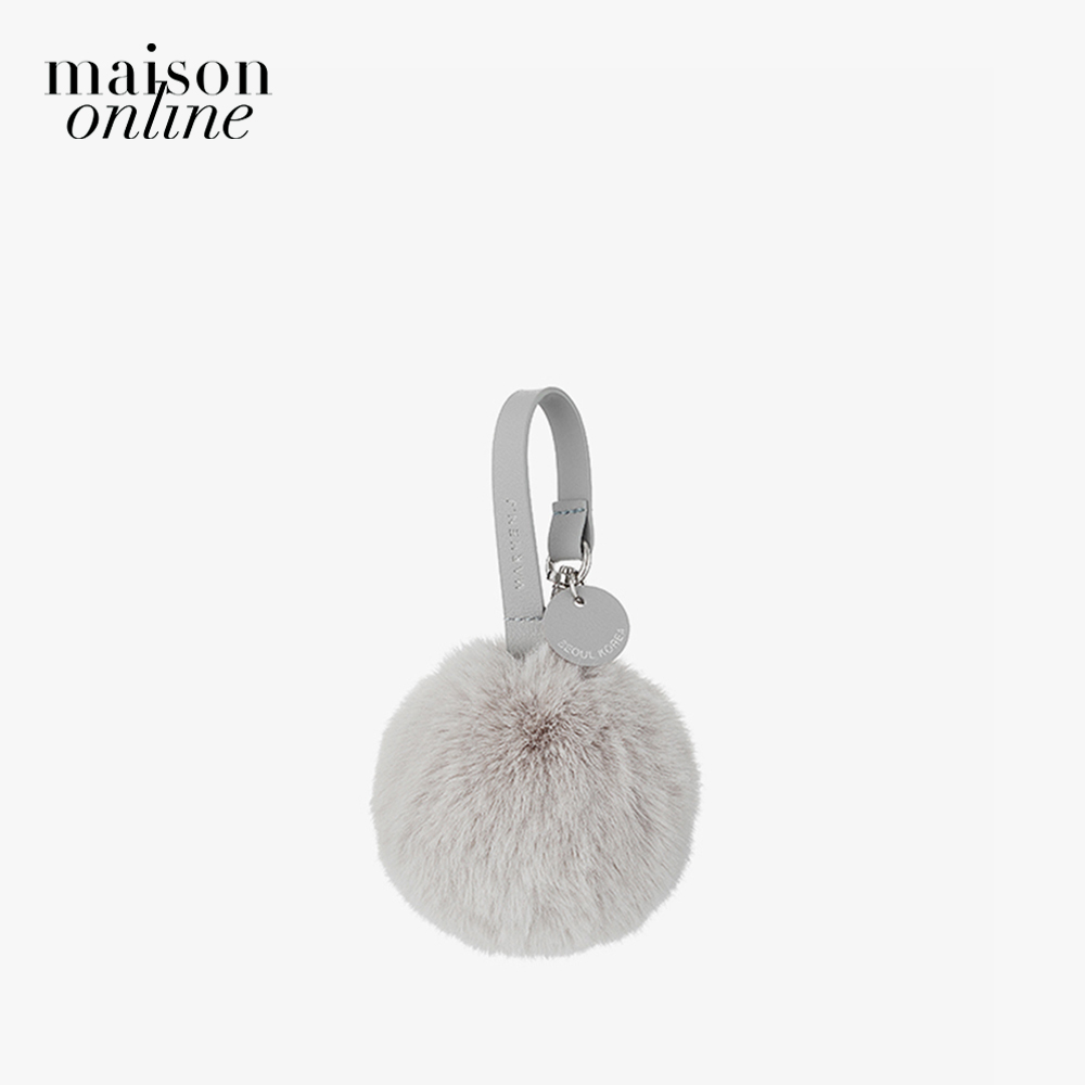 Marhen.J - Móc khóa túi hình tròn Cotton Candy Fur Charm MJ19CCANDY-GR