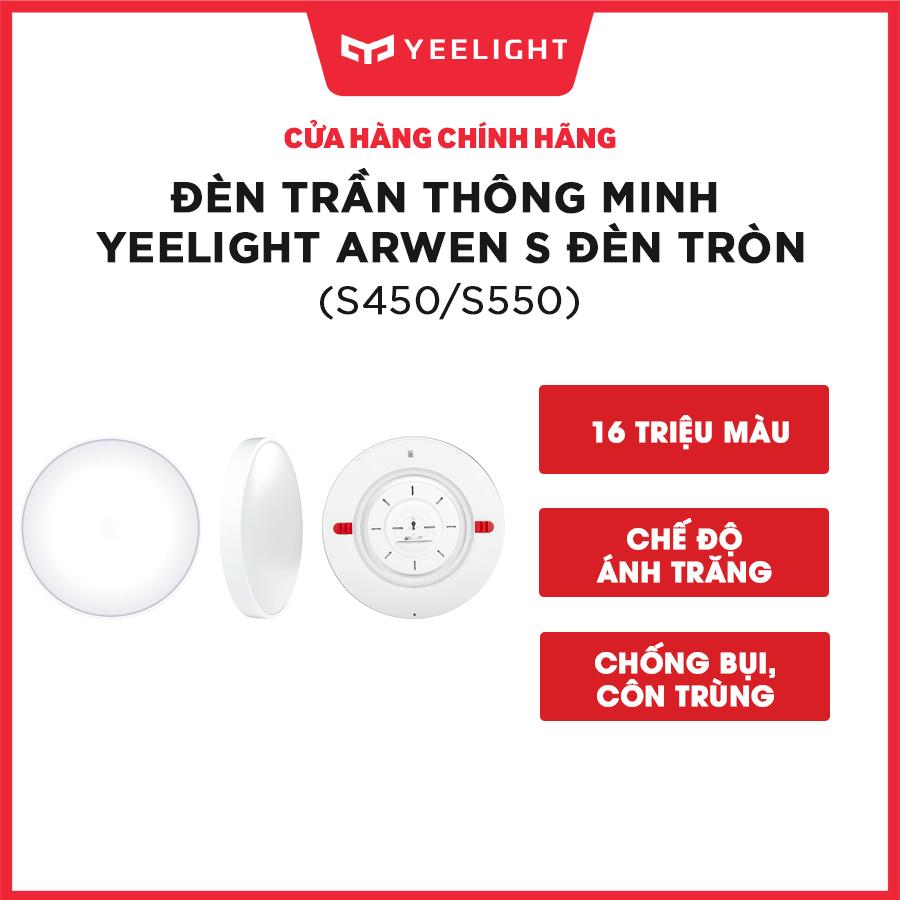 Đèn Led Ốp Trần Thông Minh Yeelight Arwen S450 và S550 - 50W Led RGB - Hàng Chính Hãng BH 12 Tháng