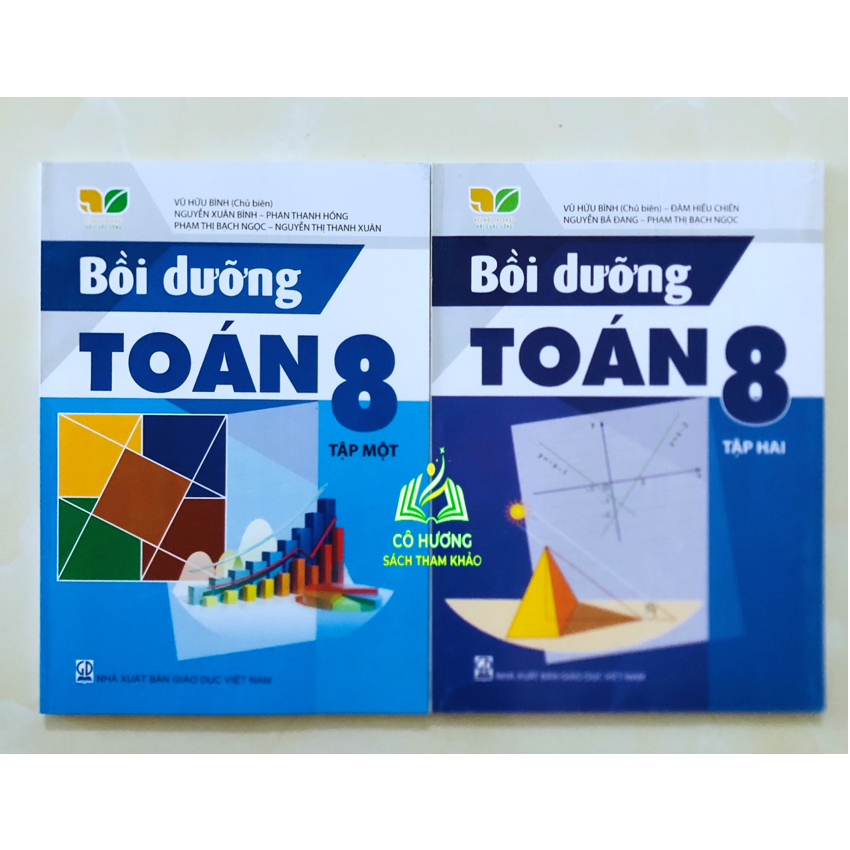 Sách - Combo Bồi dưỡng Toán 8 tập 1 + 2