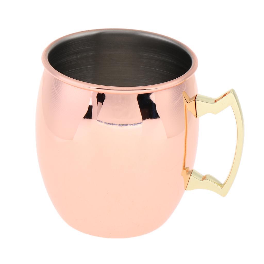 Cocktail Stainless Steel Moscow Mule Mug Steel Plated Cup Beers Wine Tea