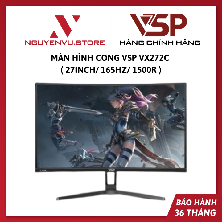 Màn Hình Cong VSP VX272C ( 27inch/165Hz/1500R/VA/1ms ) - Hàng Chính Hãng