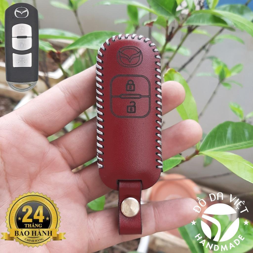 Bao Da Chìa Khóa Mazda 2,3,6,CX5 Bảo hành 2 năm Da bò 100%,