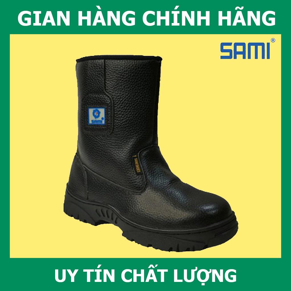 [Hàng Chính Hãng] Ủng Mũi Đế Thép Sami, Chất Da Thật, Chống Va Đập Mạnh, Chống Đâm Xuyên