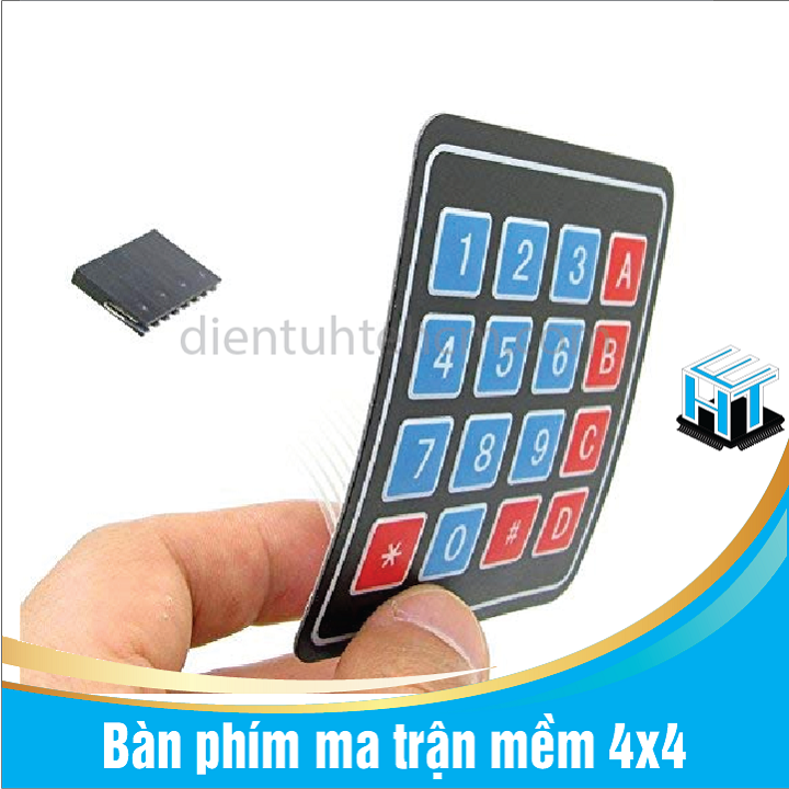 Module bàn phím ma trận 4x4 loại phím mềm