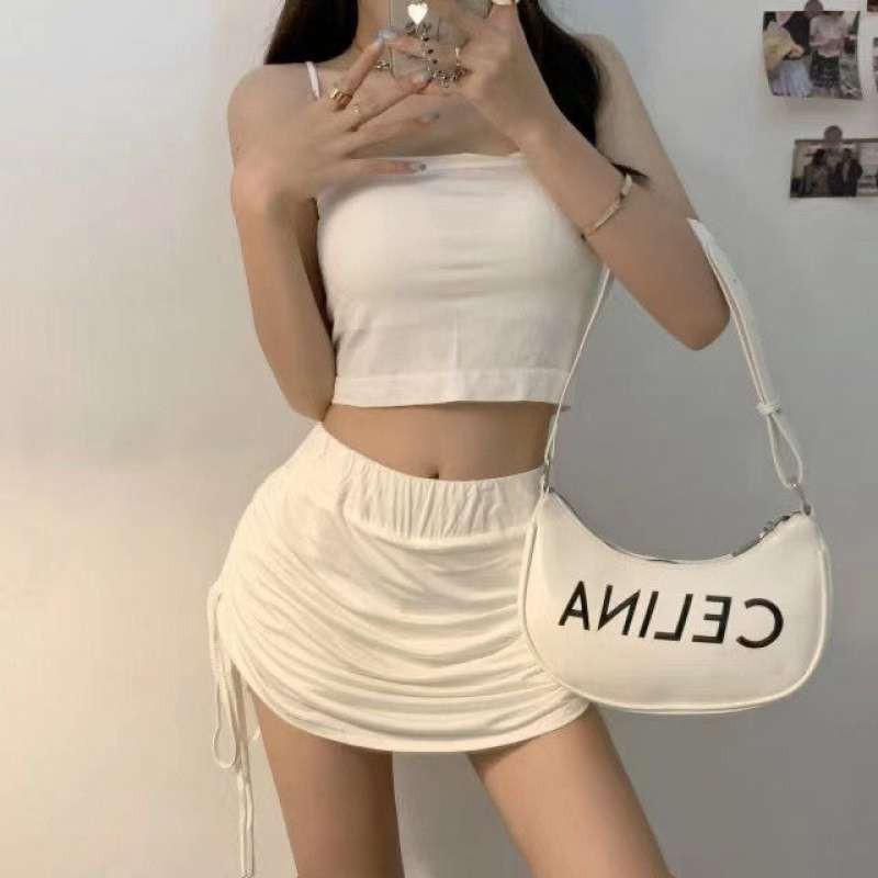 Áo 2 Dây Croptop Cotton Đệm Ngực Co Giãn Mát Mẻ Thoải Mái 2S14