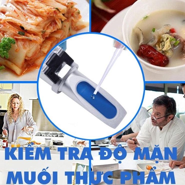 Máy Đo Độ Mặn Nước biển muối thực phẩm bể cá bút khúc xạ kế quang học dụng cụ thiết bị ống nhiệt kế kiểm tra giá rẻ