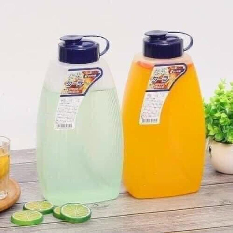 Bình nước Nhật 2 lít nắp bật chịu nhiệt siêu tốt