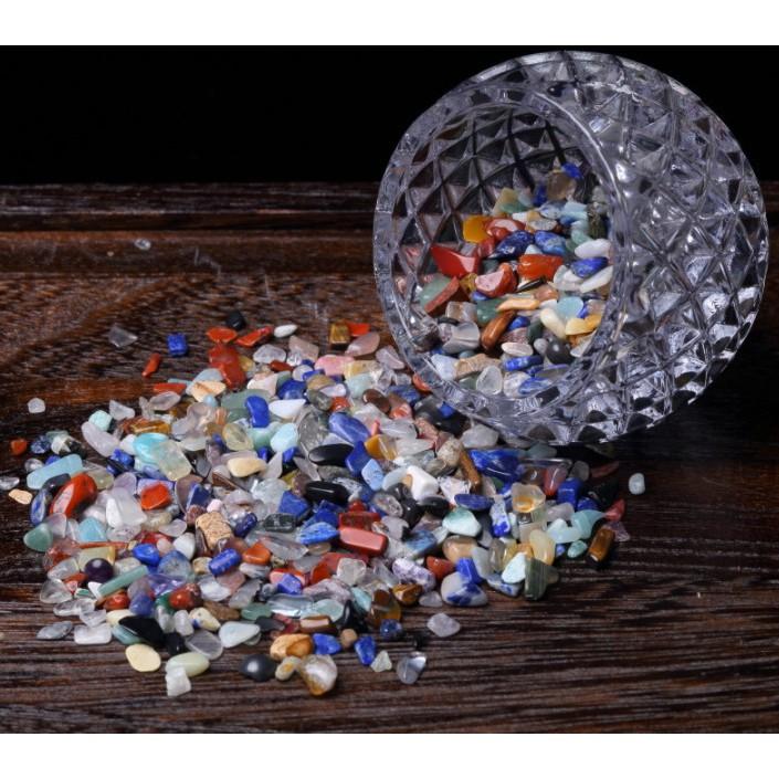 Đá trang trí chậu cây để bàn, bể cá cảnh nhiều màu