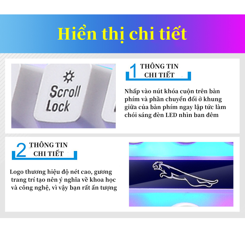 Bộ Bàn Phím Chuột Máy Tính Có Dây RGB Có LED 7 Màu, Bàn Phím Văn Phòng Và Bộ Chuột, Bàn Phím Có Dây RGB, Chuột Có Dây