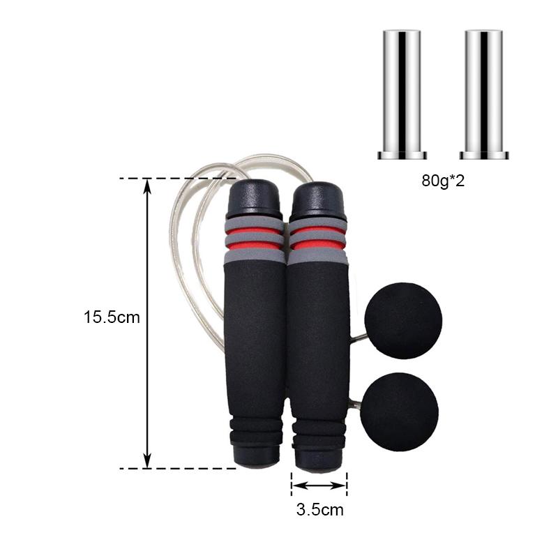 Không Dây Thể Thao Bỏ Qua Dây Nhựa PVC Bỏ Qua Dây Lượng Calo Tiêu Thụ Tập Gym Tập Thể Hình Cơ Thể Xây Dựng Tập Nhảy Dây Dành Cho Trẻ Em Người Lớn