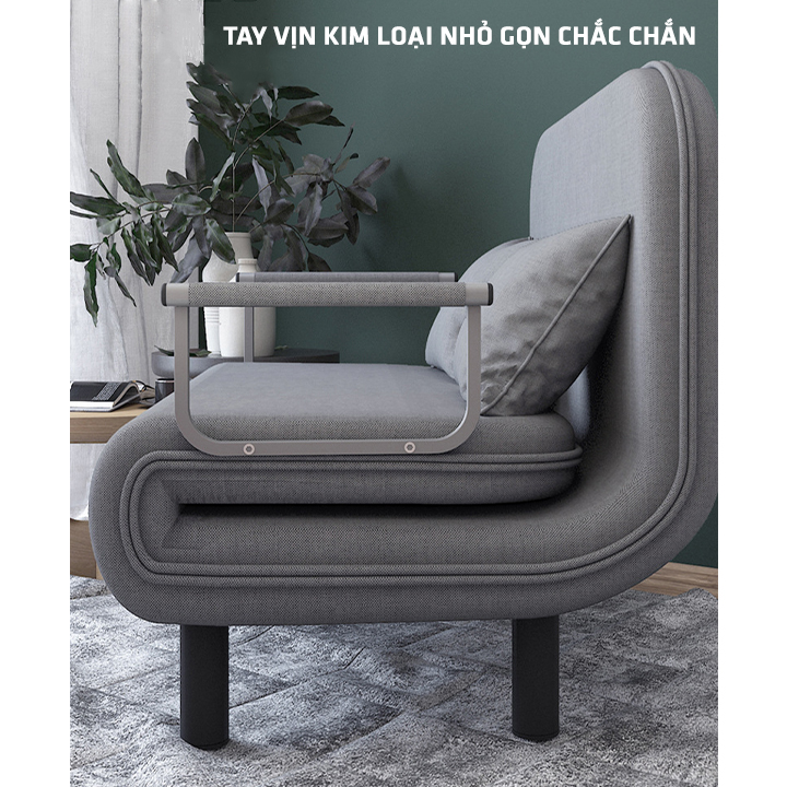 Ghế Sofa Giường Thông Minh Hapo Di Động, Ghế Giường Lười 2 Trong 1 Gấp Gọn Siêu Tiện Lợi