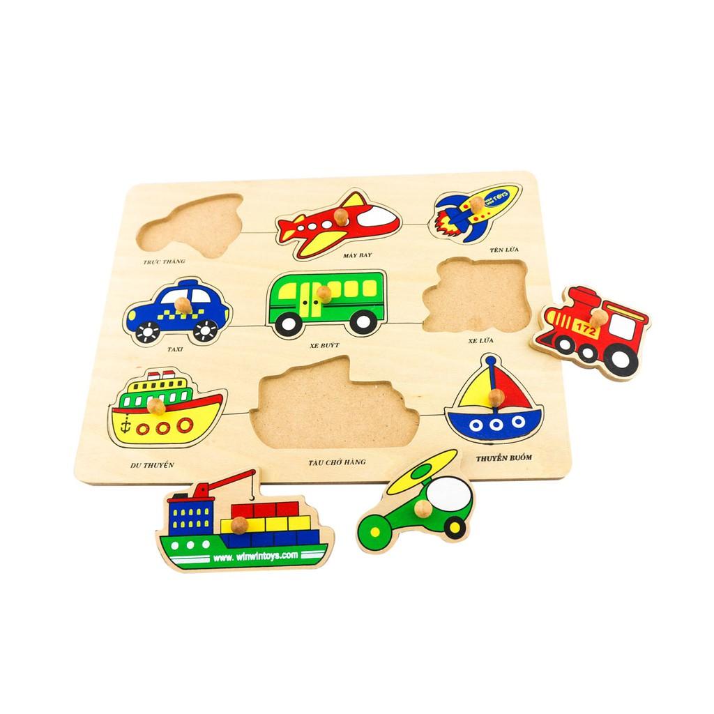 Đồ chơi gỗ | Bộ nhận dạng các phương tiện giao thông